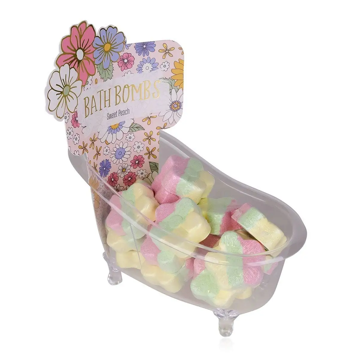 Бомбочка д/ванни FLOWERS, 40гр у формі квітки