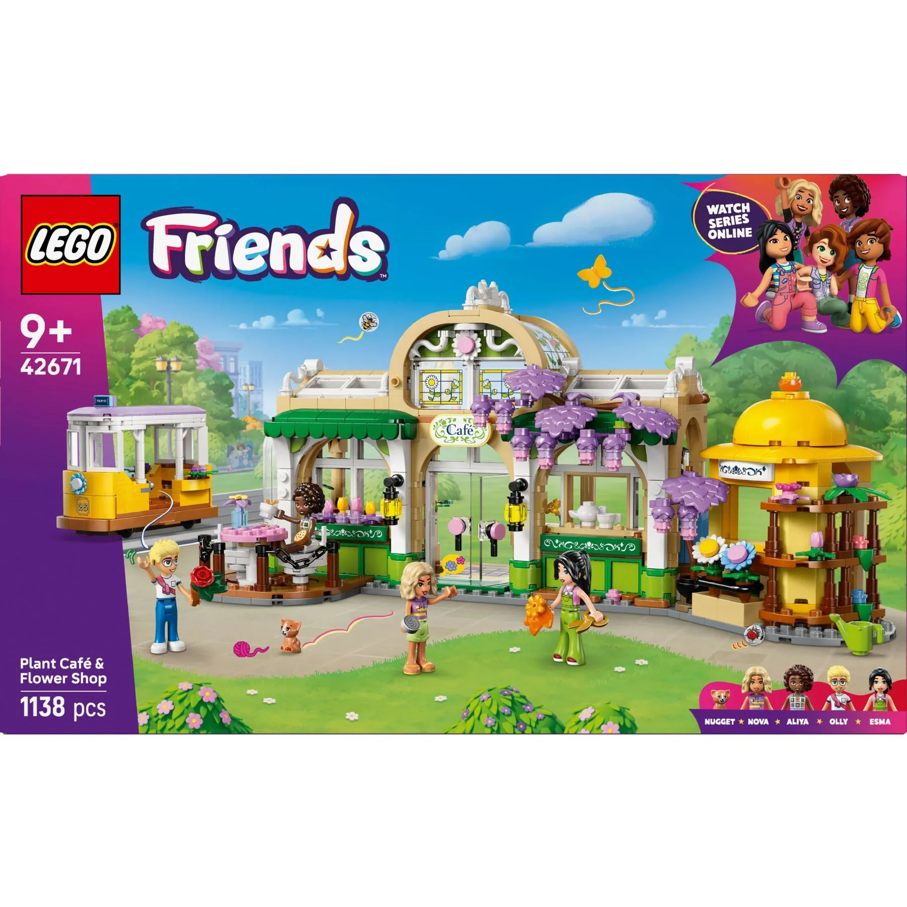 Конструктор Кав?ярня з рослинами і квіткова крамниця LEGO Friends