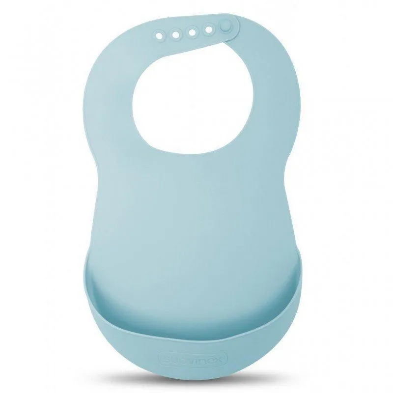 Нагрудник &quot;Лісові історії&quot; Suavinex, блакитний