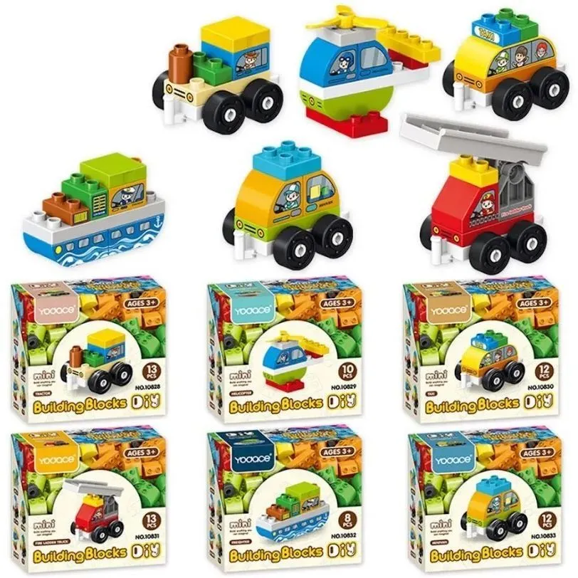 Конструктор DIY TOYS Міський транспорт-2 в асортименті