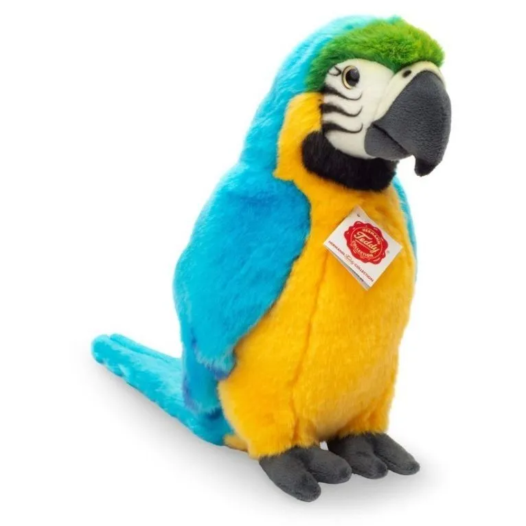 Іграшка м&#039;яка Ара синьо-жовтий 26см