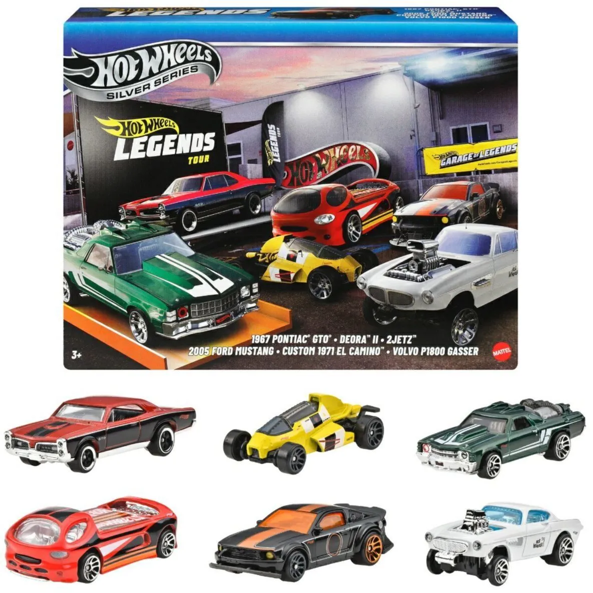 Тематичний набір машинок "Legends" Hot Wheels