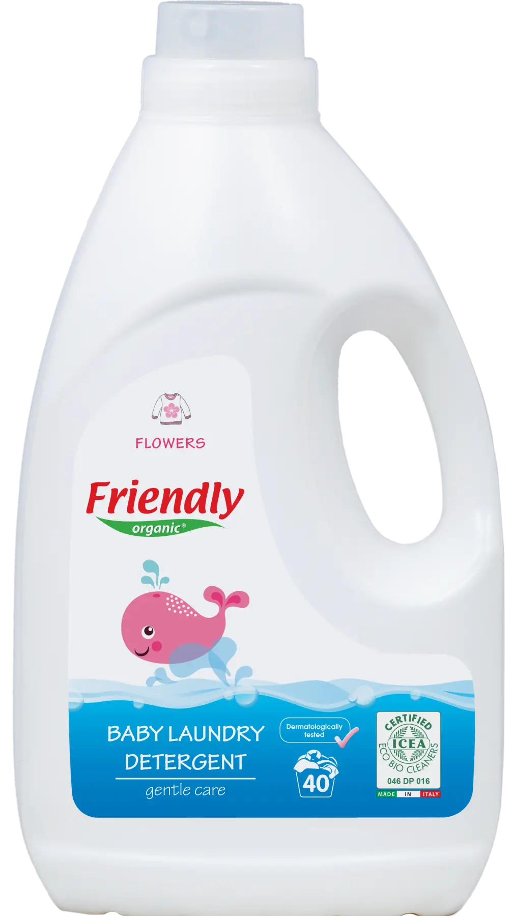 Органічний засіб для прання дитячої білизни торговельної марки &quot;FRIENDLY ORGANIC&quot;. Квіти 2000мл.