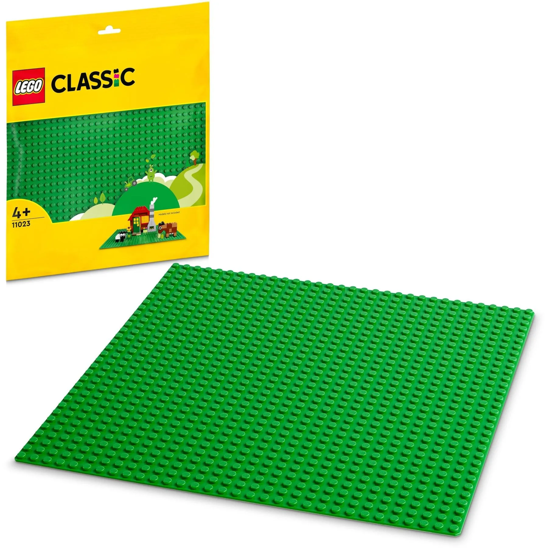 Конструктор Базова пластина зеленого кольору LEGO Classic