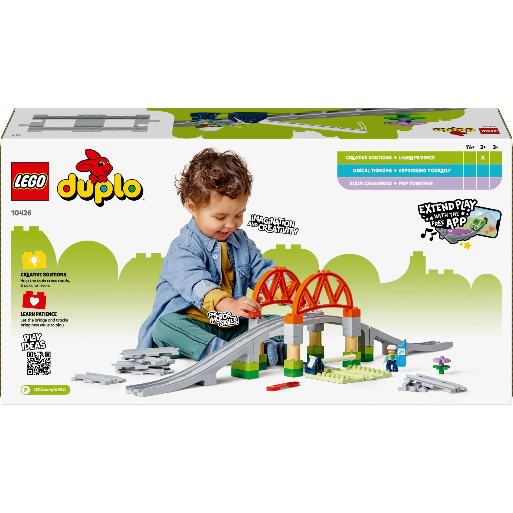 Конструктор Додатковий набір. Залізничний міст і колії LEGO DUPLO