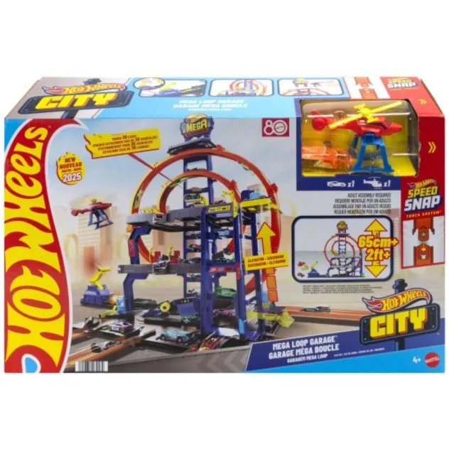 Набір "Гараж з мега петлею" Hot Wheels