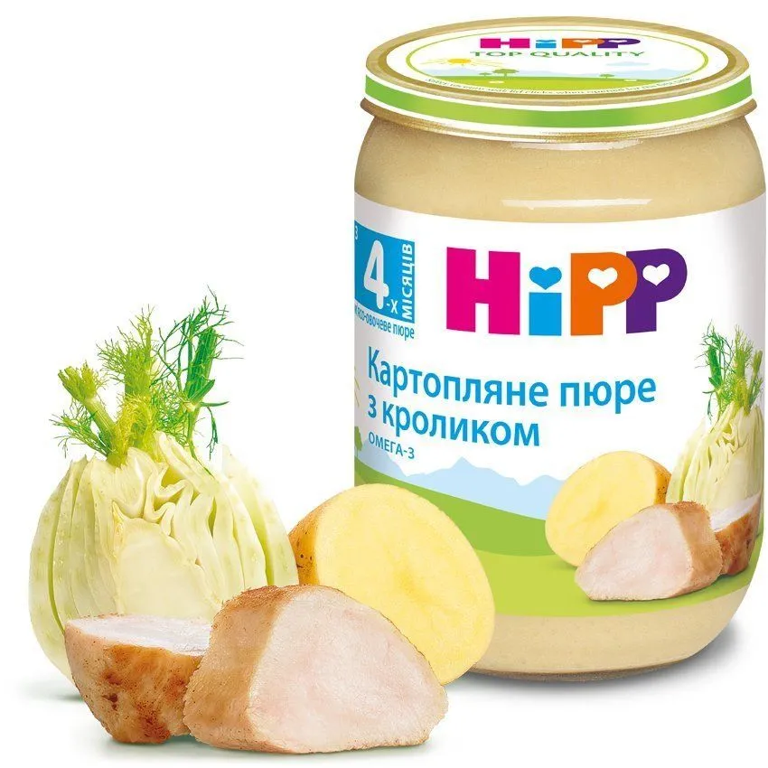 Мясо-овочеве пюре &quot;Картопляне пюре з кроликом&quot; HiPP