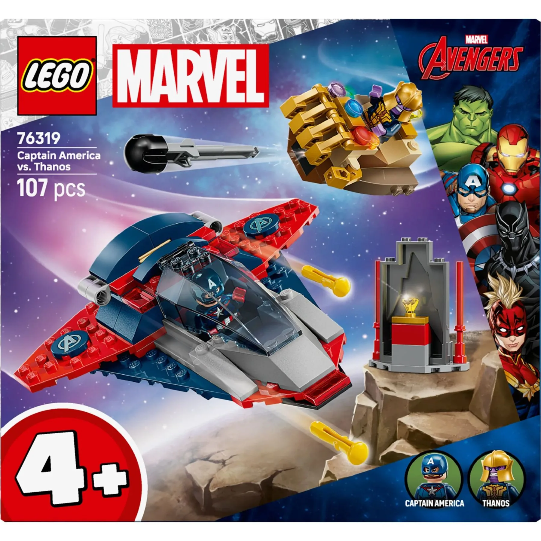 Конструктор Капітан Америка проти Таноса LEGO Super Heroes