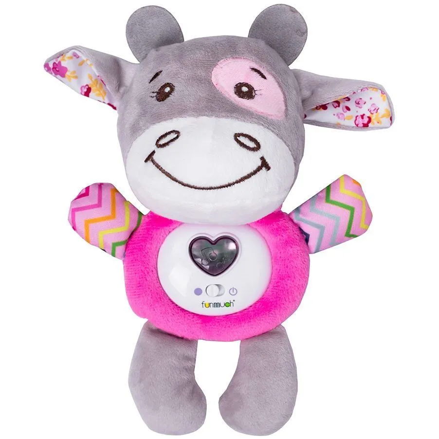Іграшка Funmuch Корівка м&#039;яка з музичними та світловими ефектами