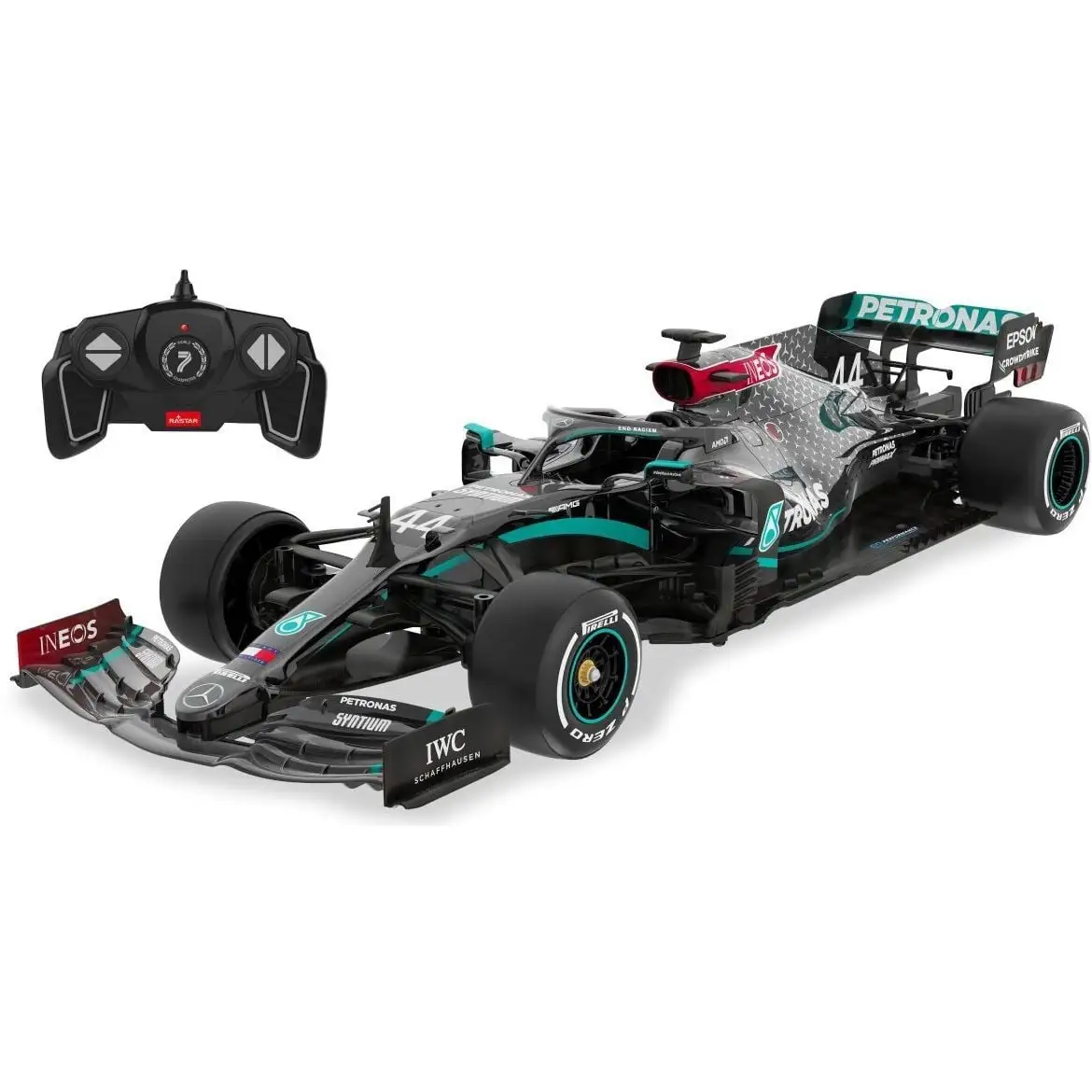 Автомобіль на р/к Mercedes-AMG F1 W11 EQ Performance 1:18, чорний, 2.4МГц