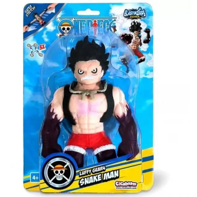 Стретч-іграшка ELASTIKORPS серії "One piece"  ЛУФФІ 4 ГІР. ЛЮДИНА-ЗМІЯ