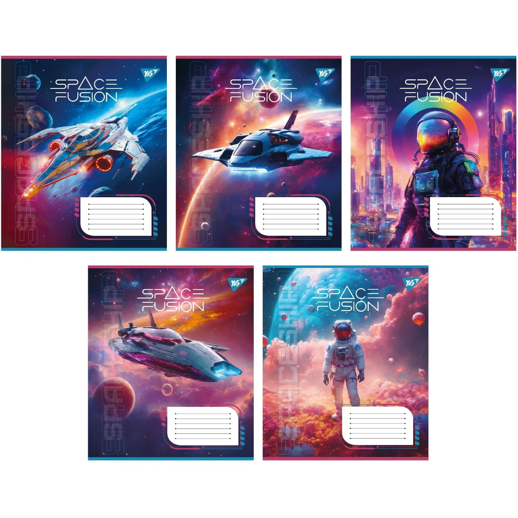 А5/60 кл. Yes Space fusion, зошит для записів