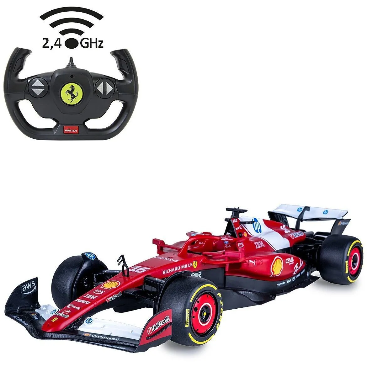 Автомобіль на р/к Ferrari SF-25 1:12, червоний, 2.4МГц