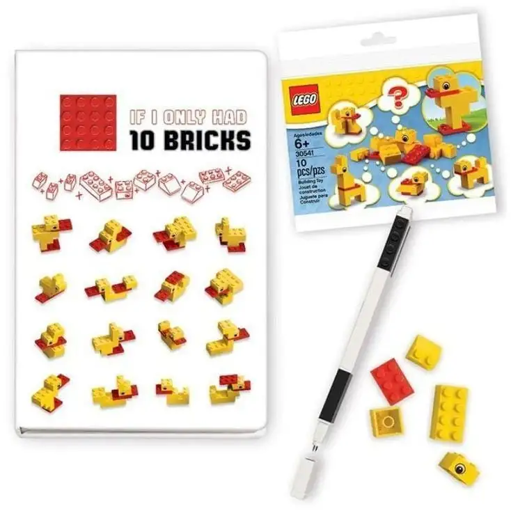 LEGO STATIONERY Блокнот з Ручкою, DUCK BUILD