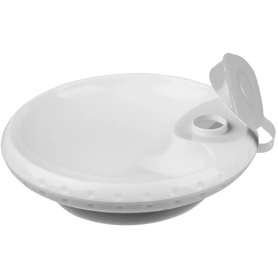 Мисочка з присоскою та підігрівачем їжі (Сірий) &quot;BabyOno&quot;