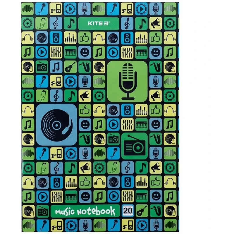 Зошит для нот А4, 20 л, Vinyl