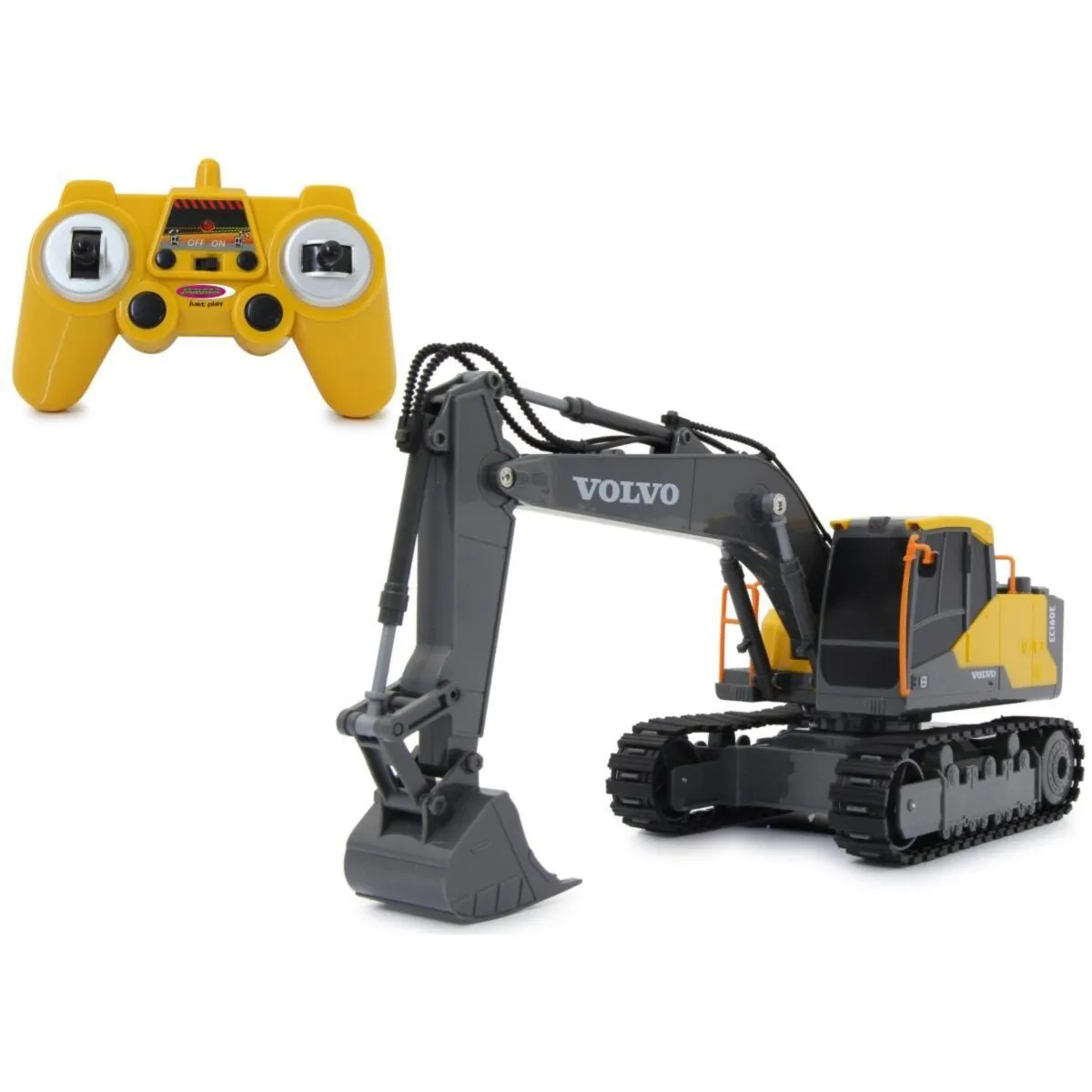 Екскаватор на р/к Volvo EC160E 1:26 2,4GHz, жовтий