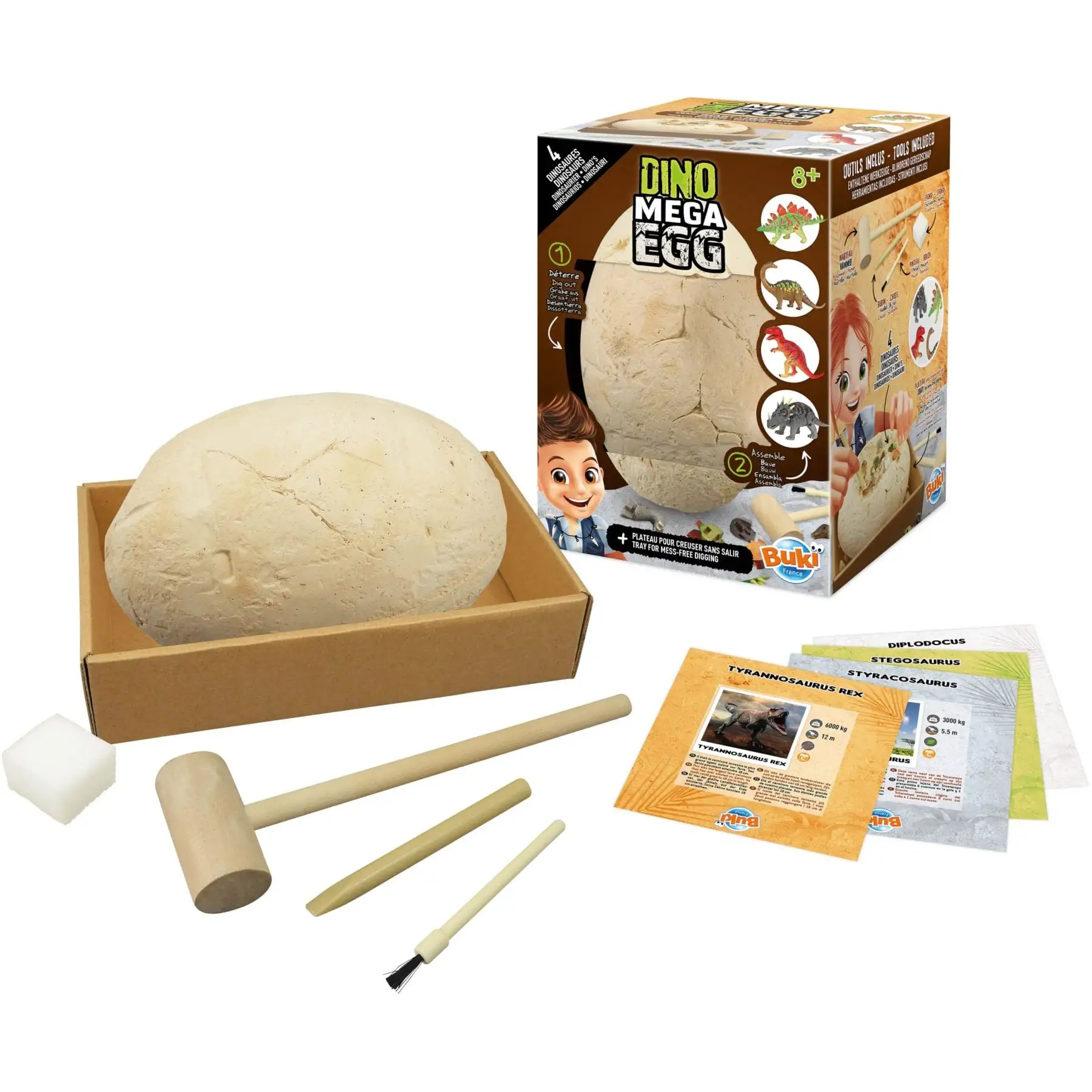 Іграшка для імітації розкопок Dino Mega Egg - Мега яйце, 2137
