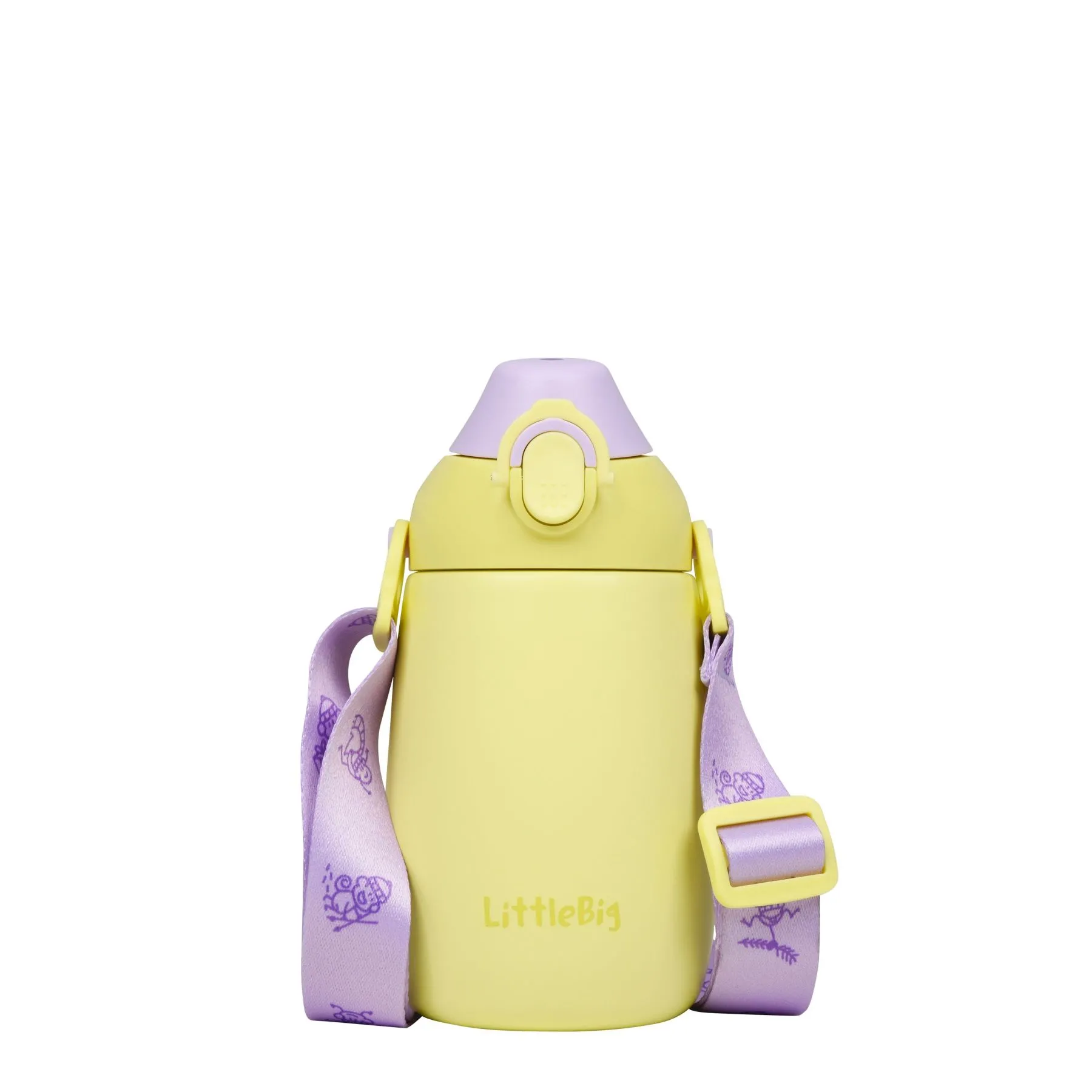 Термочашка для дітей UZSPACE Littlebig Rebel 4020 350 мл спортивна жовта