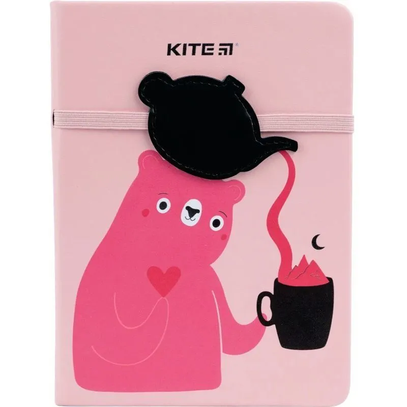 Блокнот тв. обкл., В6, 96 арк., Pink Bear