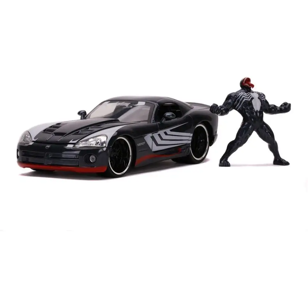 Машина металева "Dodge Viper SRT10 (2008) + фігурка Венома" серії "Марвел. Людини-павук" М1:24, 8+