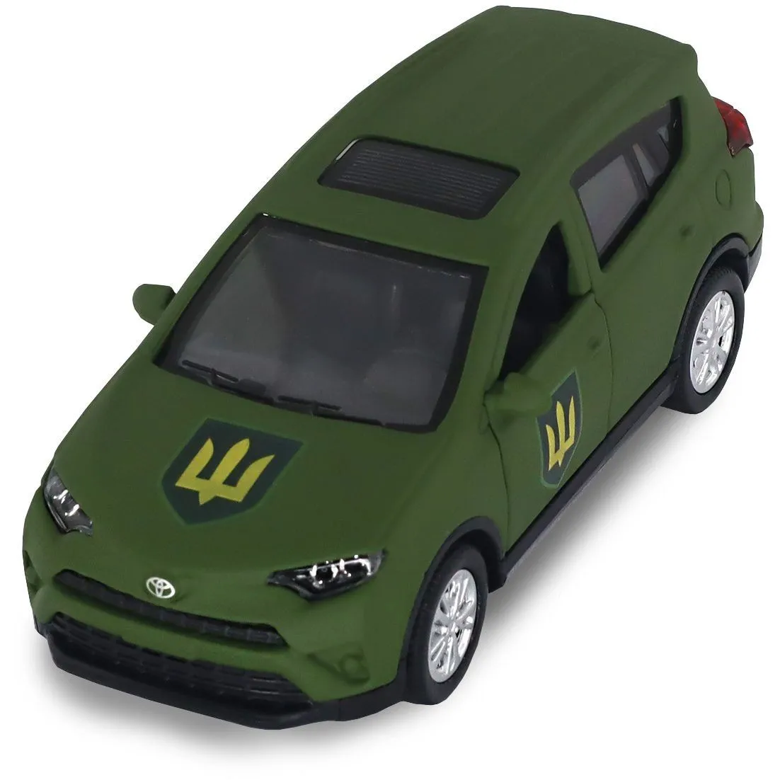 Автомодель серії &quot;Шеврони Героїв&quot;  TOYOTA RAV4  &quot;СУХОПУТНІ ВІЙСЬКА ЗСУ&quot;