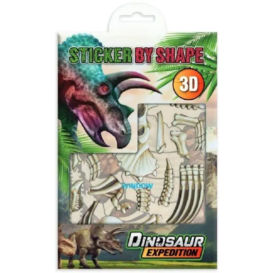 Dinosaur Expedition Стікербук за формами [Dino 2k/ Дінозаур Експедішн Стікербук за формами [Діно 2k