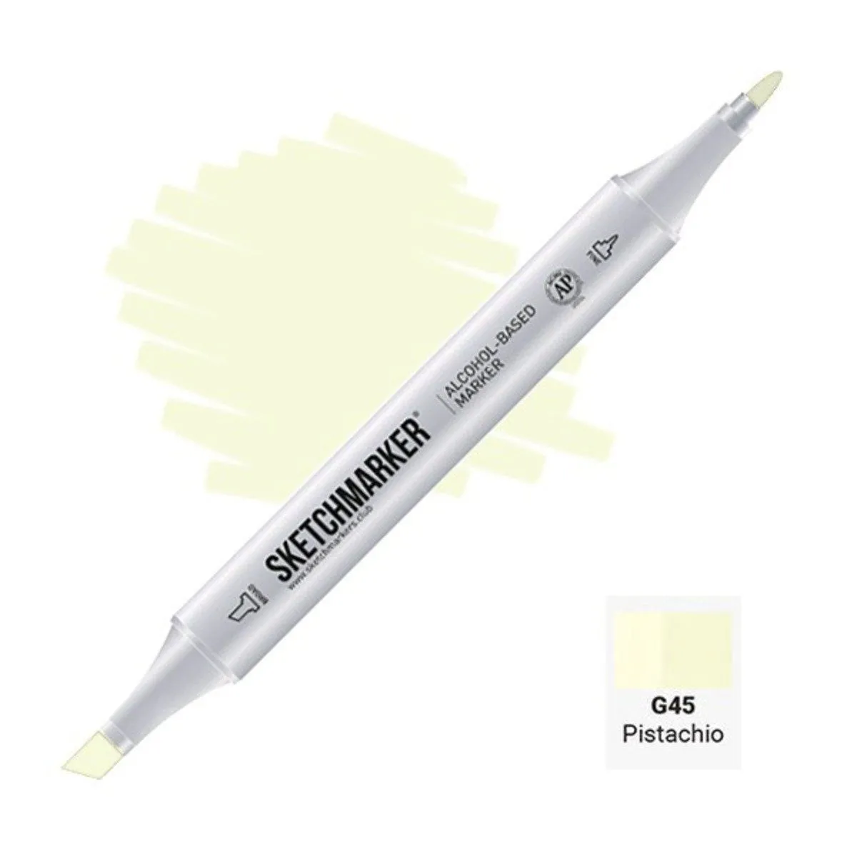 Маркер #f5f7d2, Цвет маркера: Pistachio (Фисташковый), SM-G045, SKETCHMARKER), SM