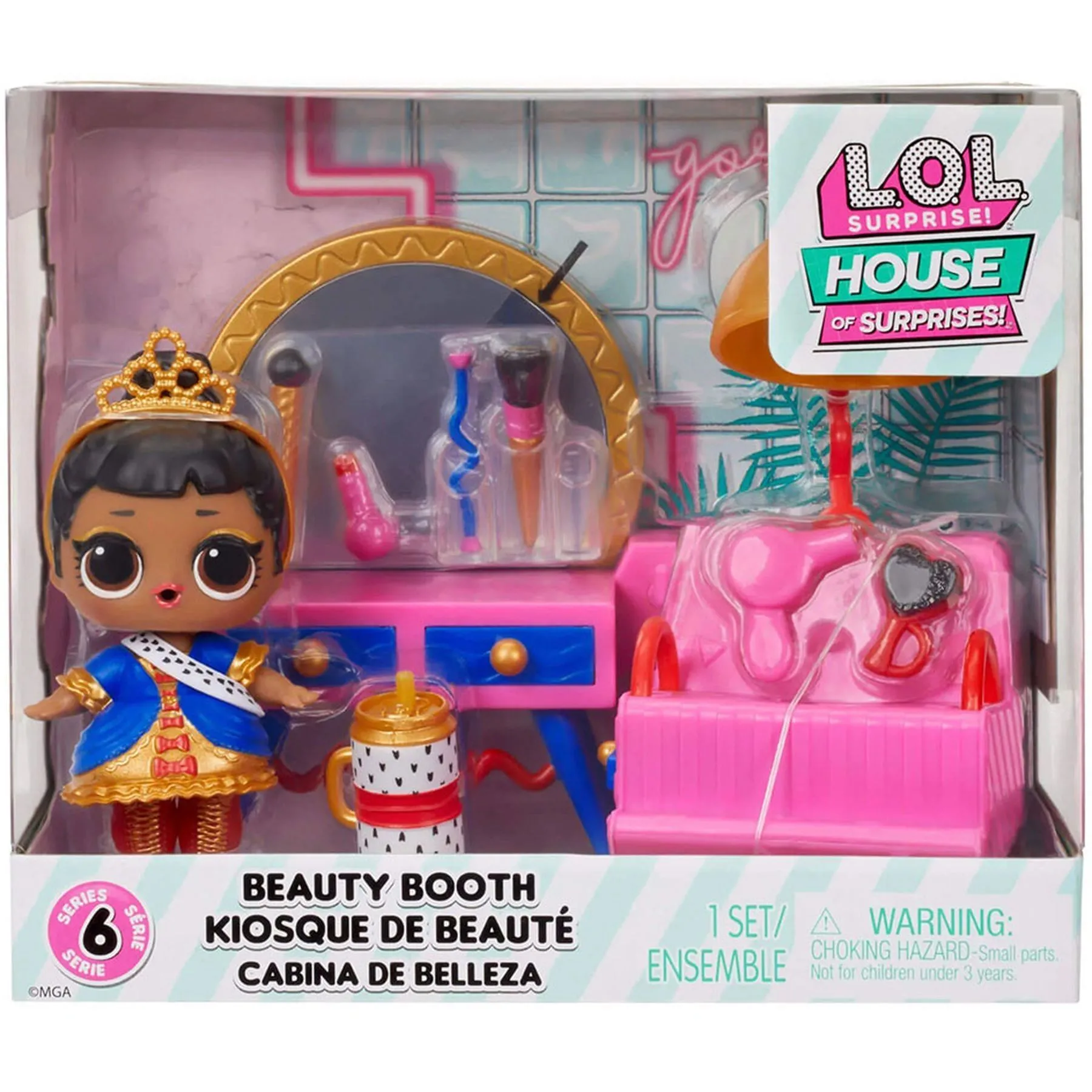 Ігровий набір з лялькою L.O.L. SURPRISE! серії [Маленькі кімнаткиk  САЛОН КРАСИ ЇЇ ВЕЛИЧНОСТІ