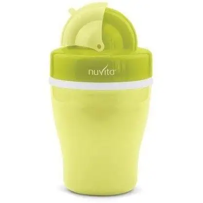 Поильник непроливайка Nuvita 18м+ 200мл. с трубочкой Салатовый NV1436Lime