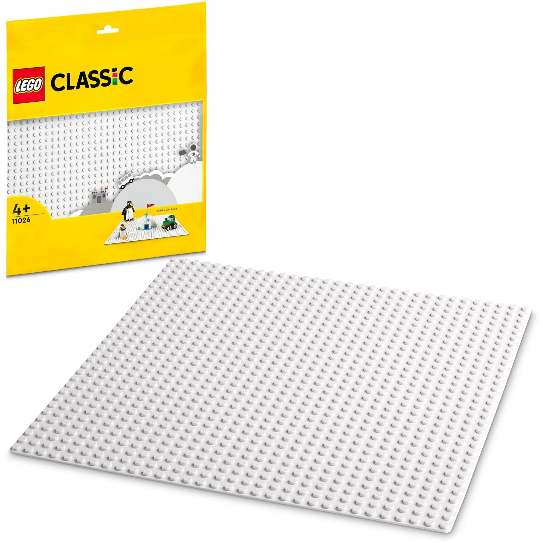 Конструктор Базова пластина білого кольору LEGO Classic