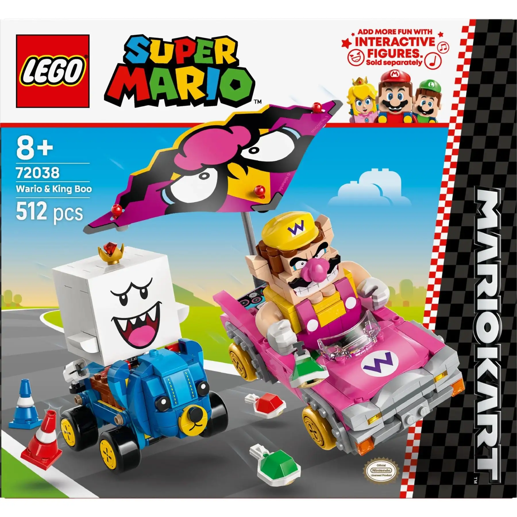 Конструктор Mario Kart  Wario та King Boo LEGO Super Mario