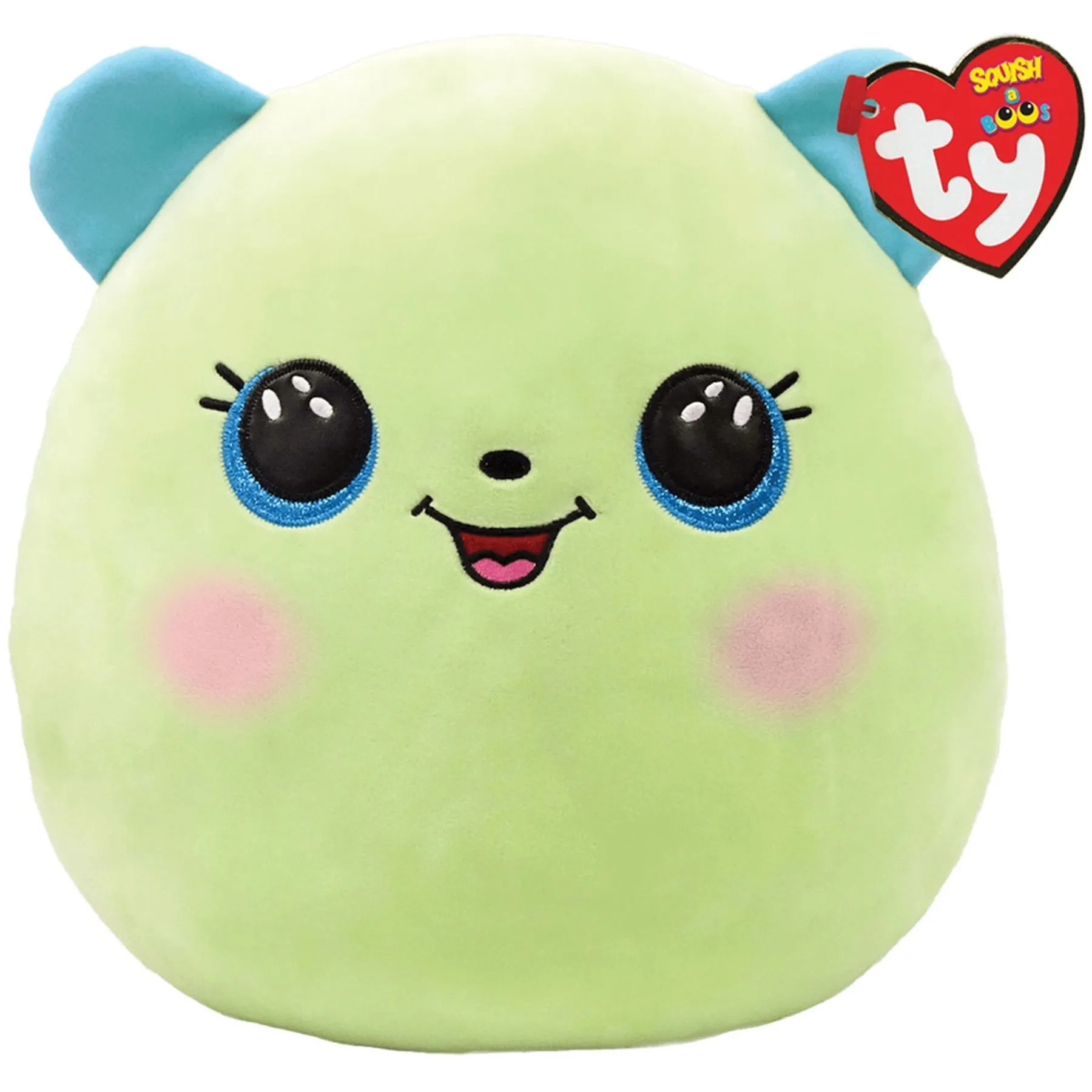 TY SQUISH-A-BOOS 39227 Зеленый мишка "CLOVER" 20 см