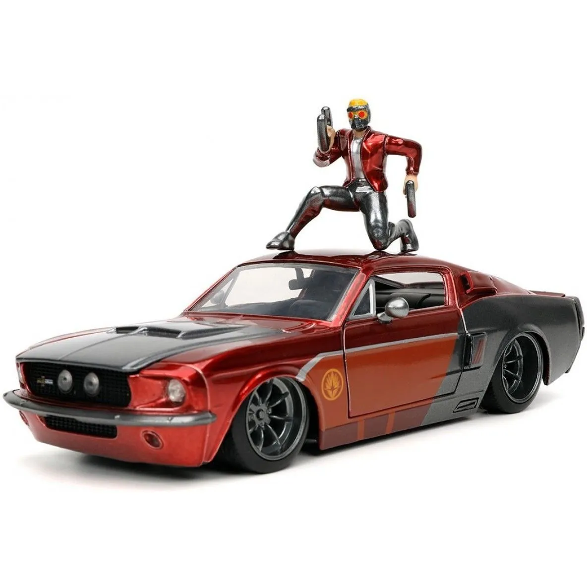 Машина металева Jada &quot;Марвел.Вартові Галактики&quot; Форд Мустанг (1970), фігур. Зоряного лорда, 1:24, 8+