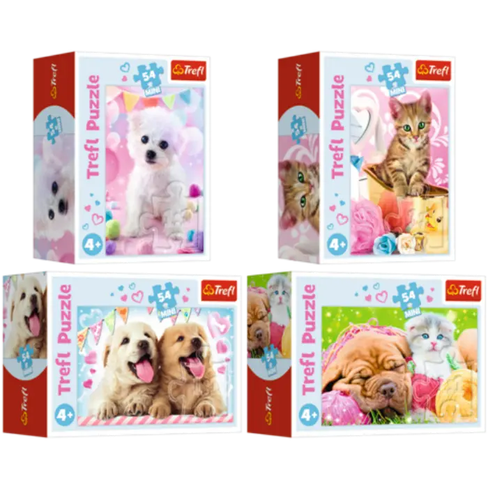 Пазли - &quot;54 міні&quot; - Прекрасні домашні тварини Trefl
