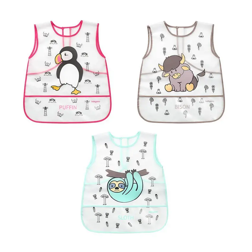 Нагрудник-фартух &quot;Креативне життя&quot; (36м+) (38 см x 45 см) &quot;BabyOno&quot;