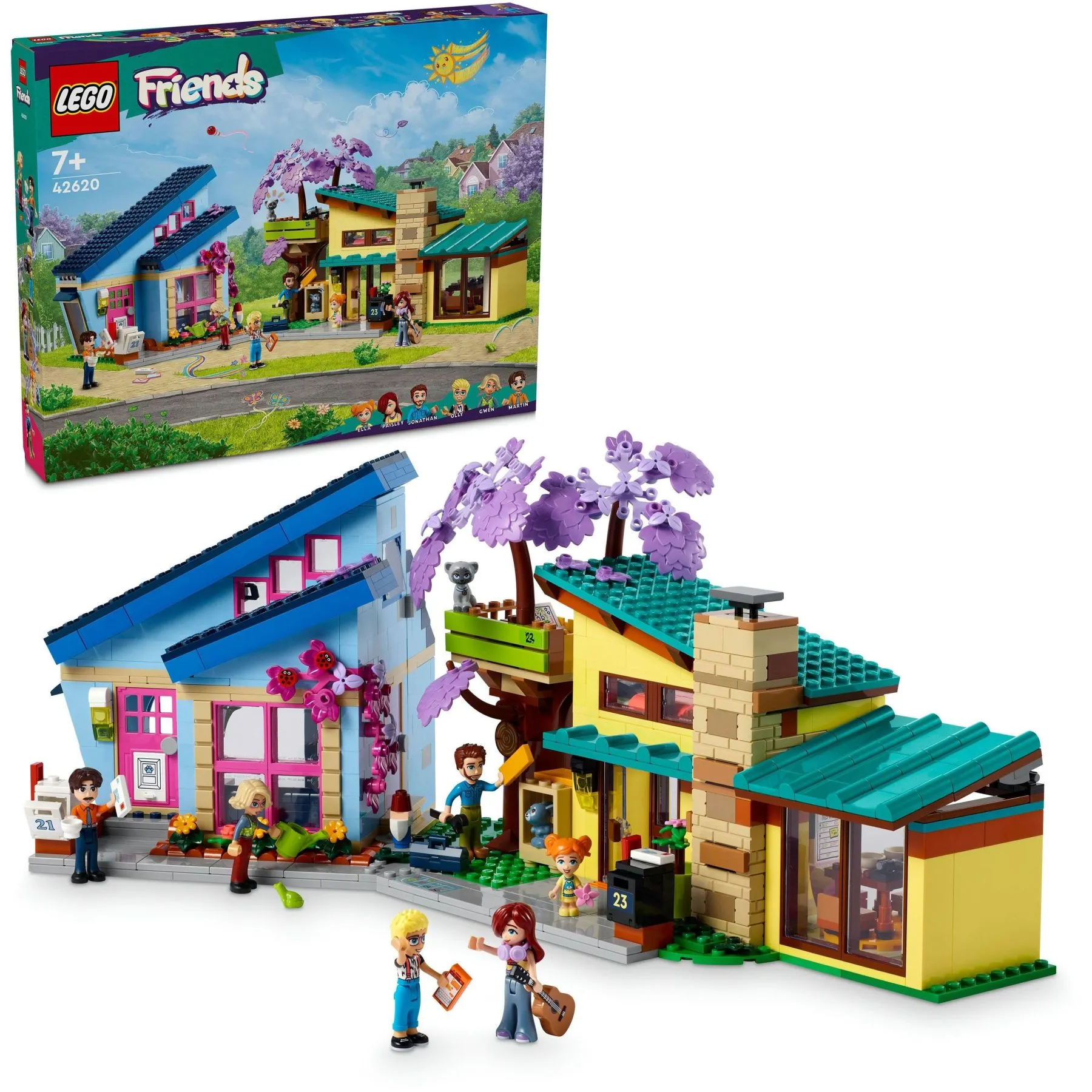 Конструктор Родинні будинки Оллі й Пейслі LEGO Friends