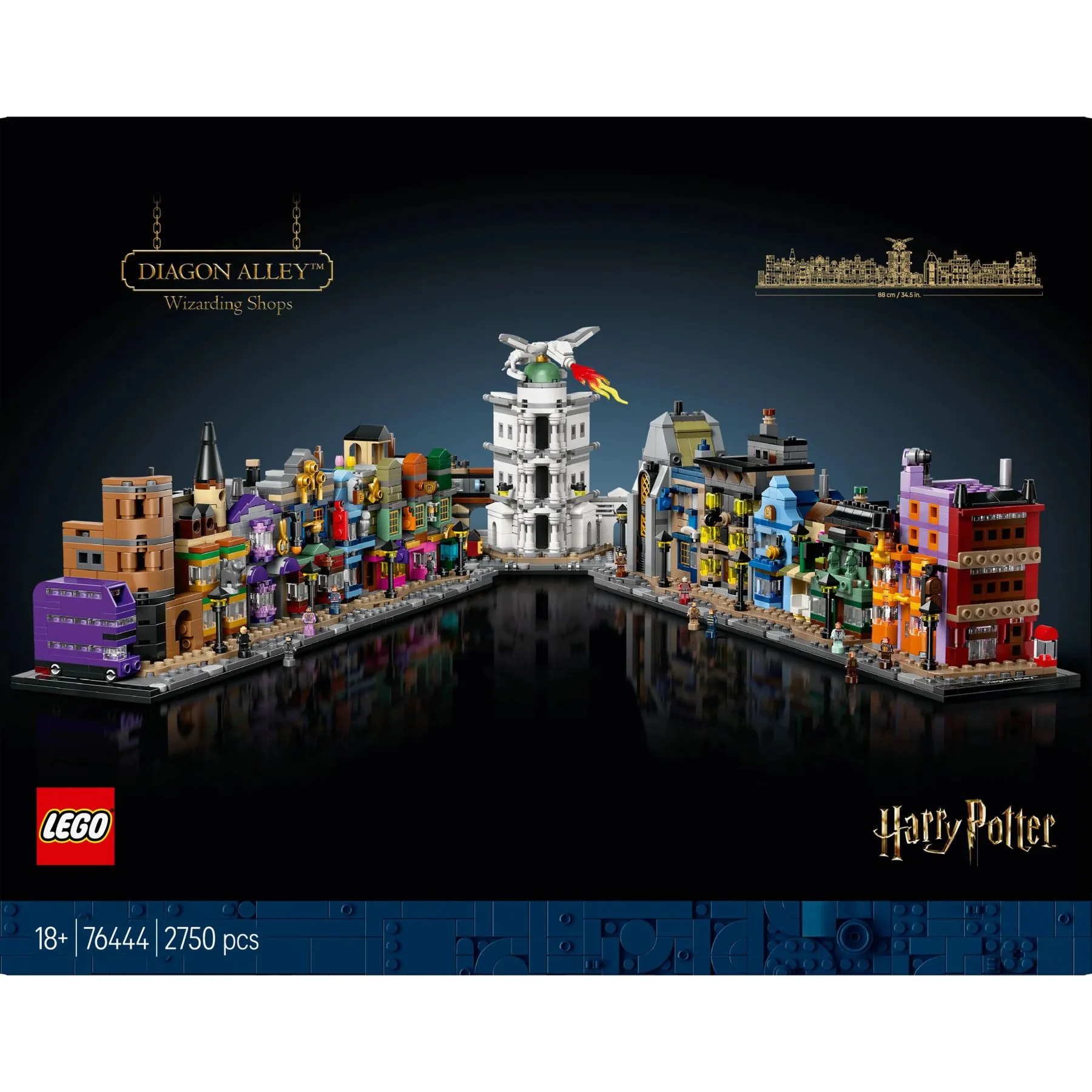 Конструктор Алея Діаґон. Чаклунські крамниці LEGOPHarry Potter