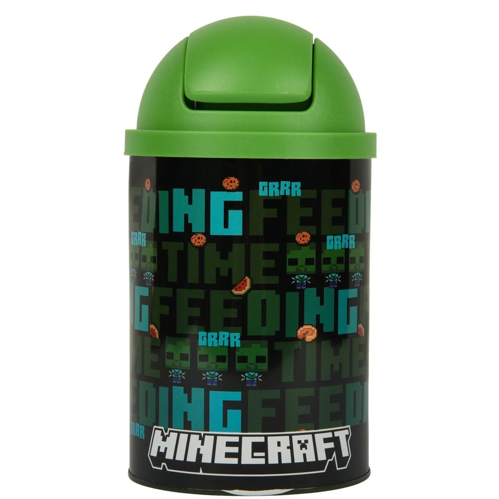 Настільний контейнер для сміття Yes Minecraft Time feeding металевий, 10*18см