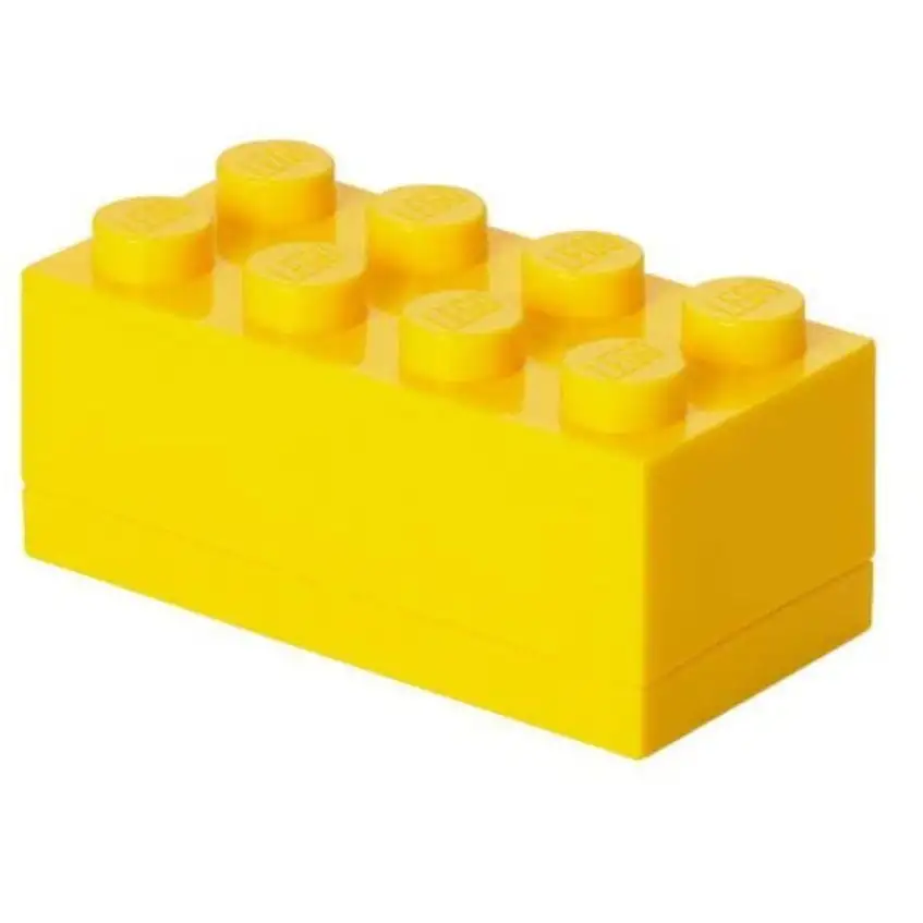 Восьмиточковий жовтий міні-бокс для зберігання Х8 Lego