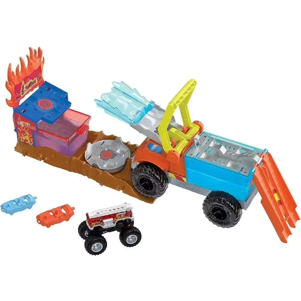 Ігровий набір "Пожежний порятунок" серії "Зміни колір" Monster Truck Hot Wheels
