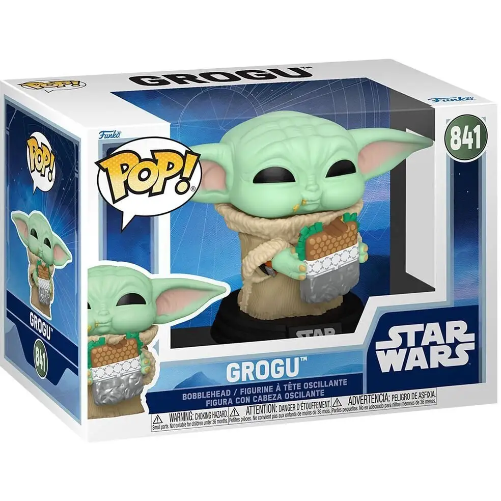 Ігрова фігурка FUNKO POP! серії "Мандалорець і Ґроґу" - ҐРОҐУ ІЗ СЕНДВІЧЕМ