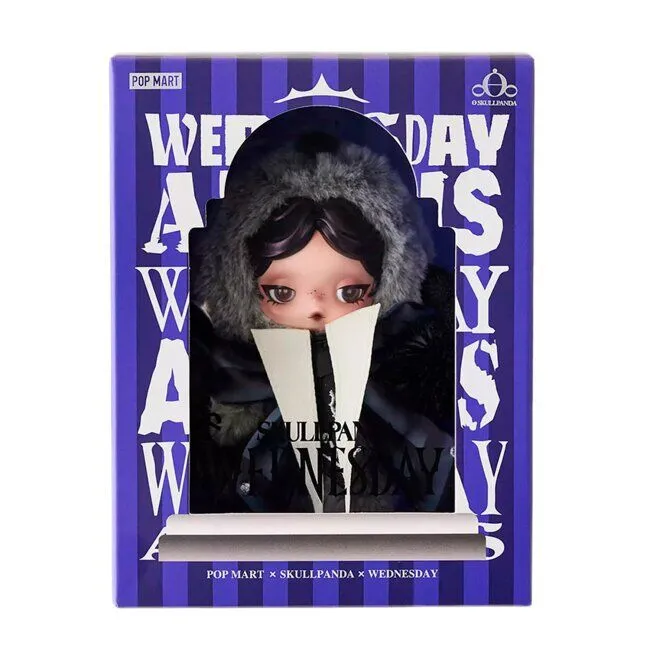 Колекційна м'яка іграшка SKULLPANDA ? Wednesday (Серія Nevermore Academy Uniform), арт. SWNA-01