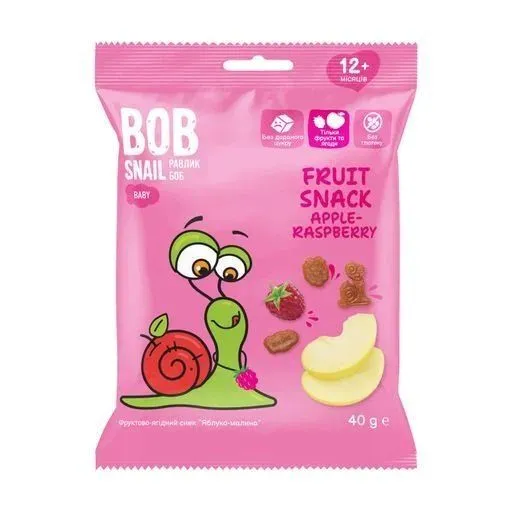 Фруктово-ягідн.снек &quot;ЯБЛУКО-МАЛИНА&quot;40 г