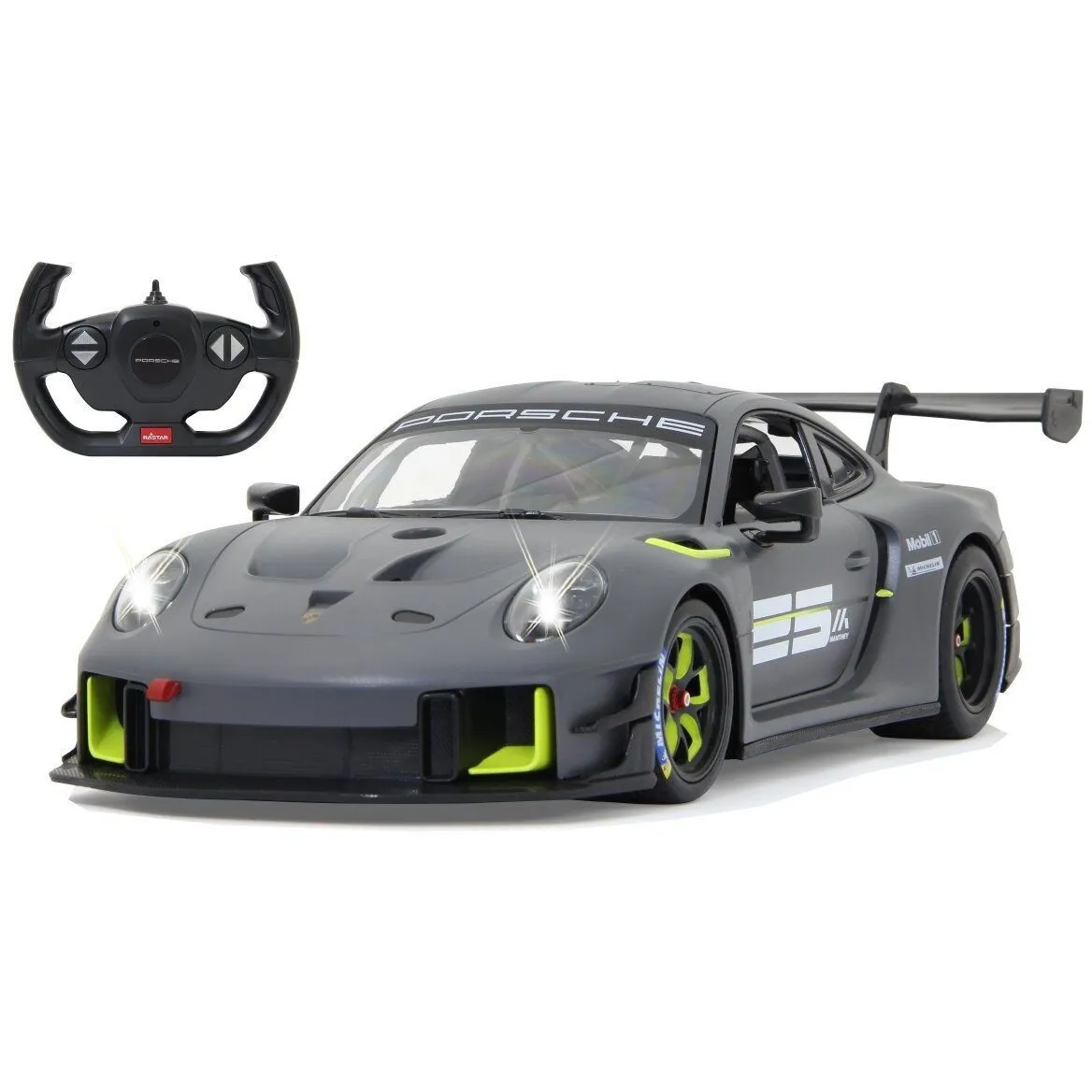 Авто-ль на р/к, д-рі/відч. Porsche 911 GT2 RS Clubsport 25 1:14, сірий, 2.4МГц