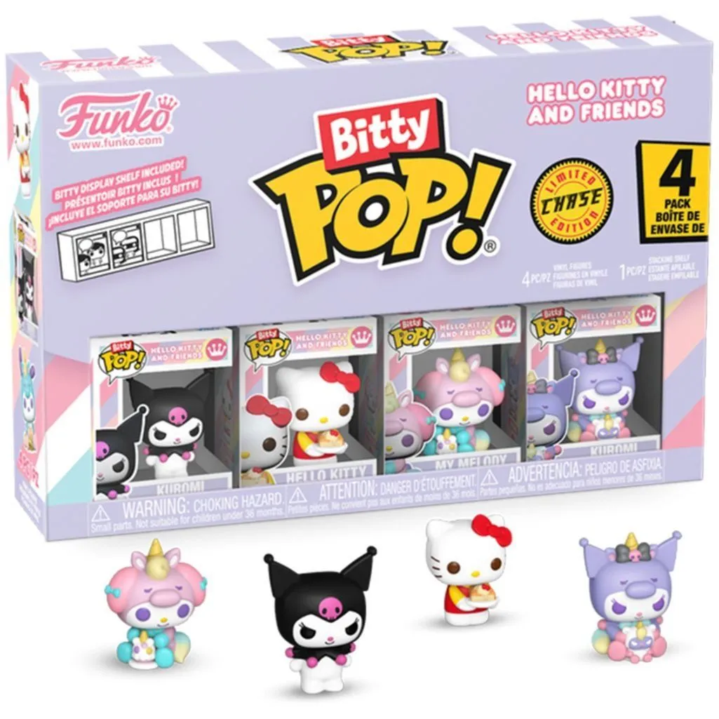 Набір ігрових фігурок BITTY POP! серії "Sanrio" - КУРОМІ (4 фігурки в ас.)