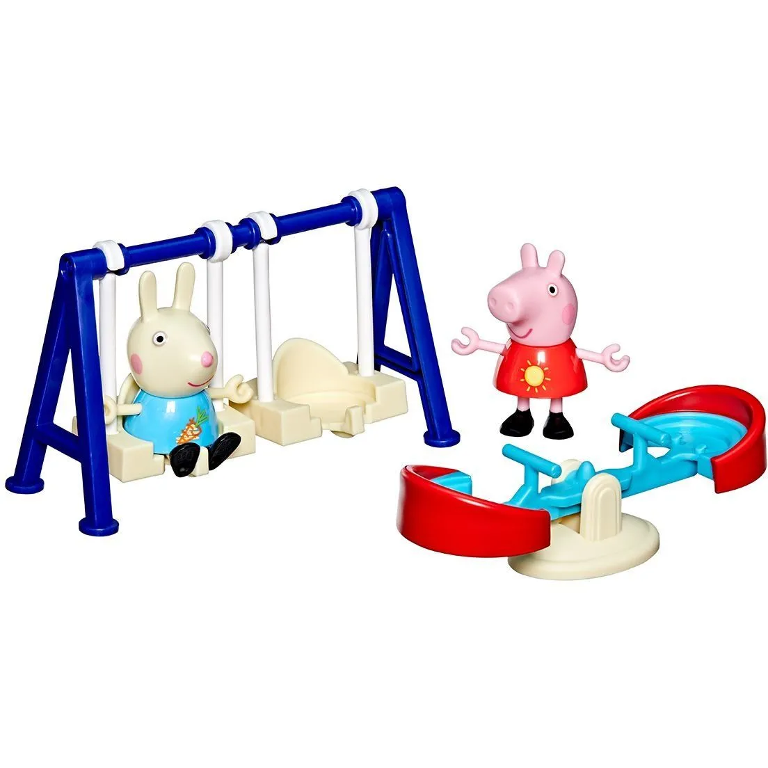Ігровий набір PEPPA FIGURINES серії "Моменти з Пеппою"  ПРИГОДИ НА ГОЙДАЛКАХ