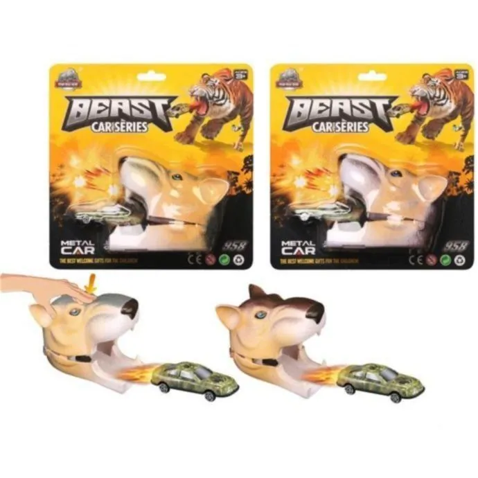 Іграшка Голова тигра з катапультою для машин