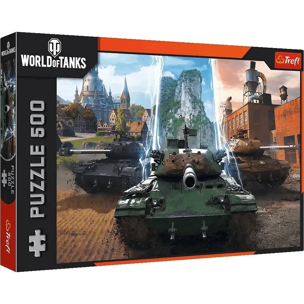 75350 Trefl Пазли "500" World of Tanks, Час діяти