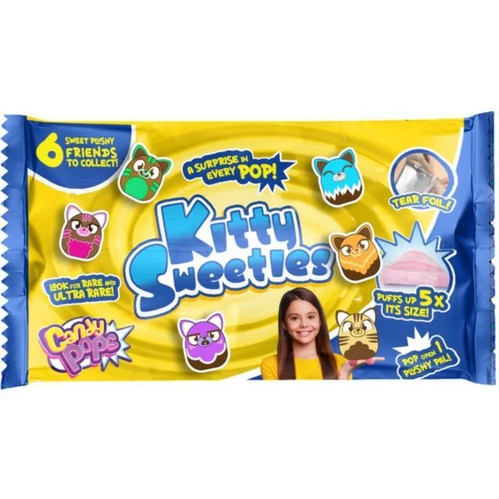 Candy Pops Мяка іграшка "Солоденькі кошенята", арт. 2408003